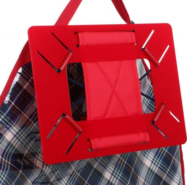 Накидка на сидіння автомобільна Лайнін Пед ТрендБай 1103 червоно-сірий