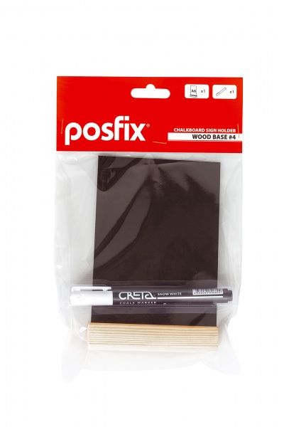 Тейбл-тент з маркерною дошкою А6, WOOD BASE # 4