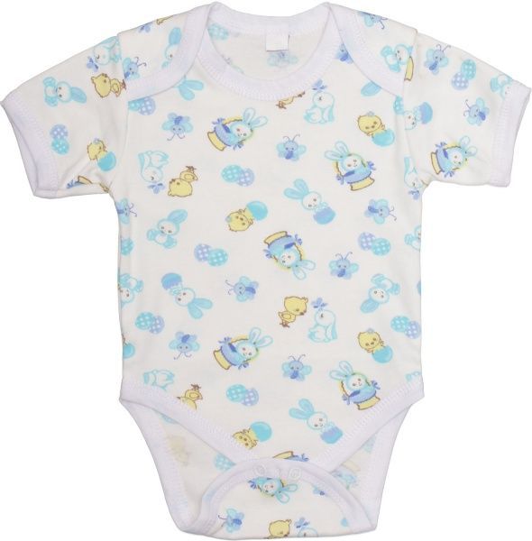 Боди детское Ярослав 456 р.56-62 белый с принтом 