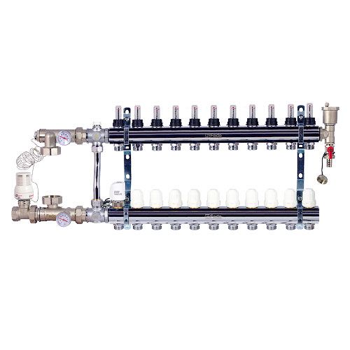 Комплект FADO S.r.l для подключения системы «теплый пол» 11 выходов SEN11