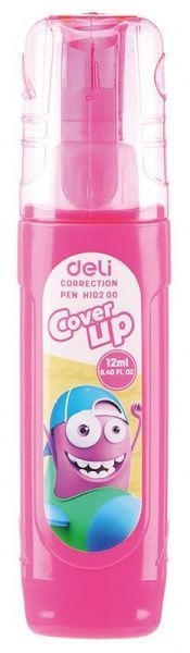 Коректор-ручка Deli Cover Up 12 мл рожевий EH10200