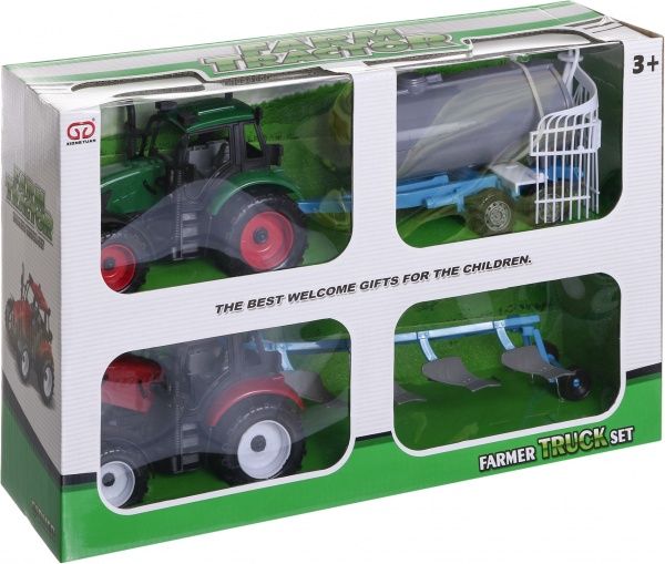 Ігровий набір Shantou 2 трактори з причепами JY42909