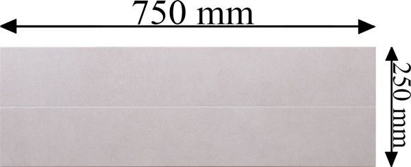 Плитка Emigres Довер гріс 25x75 