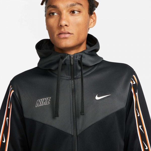 Джемпер Nike REPEAT SW PK FZ HOODY DX2025-010 р. M черный