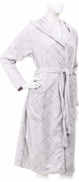 Халат с микрофибры La Nuit Rhombus р. XXL серый