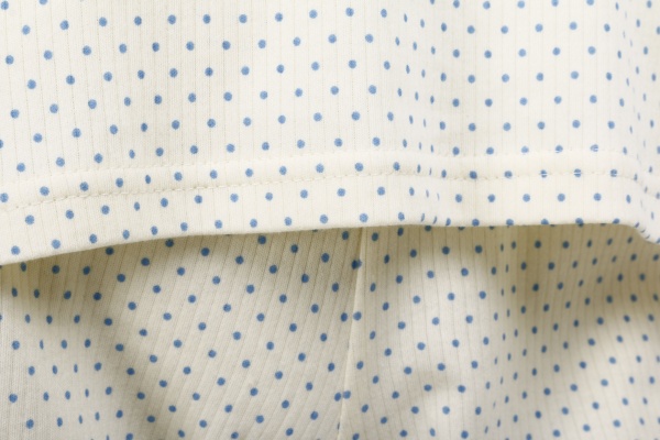 Комплект домашній жіночий Горошок блакитний футболка та шорти р. M молочний