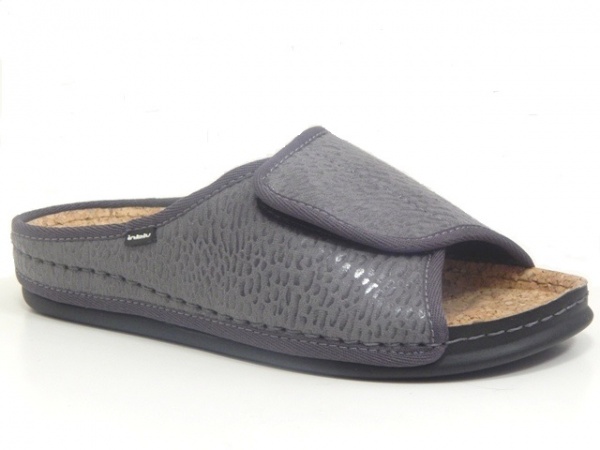 Капці домашні Inblu DH-1B р.36-41 сірий 