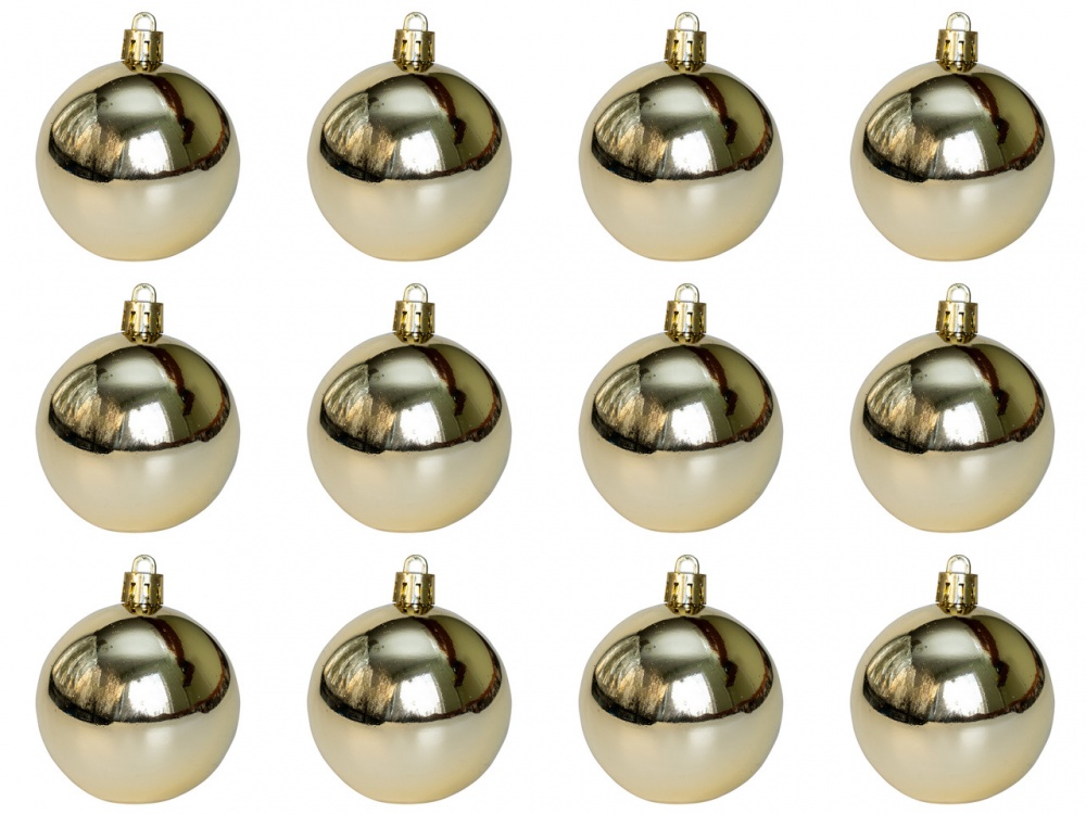 Набор елочных шаров 892081 d 60 мм 12 шт./уп.