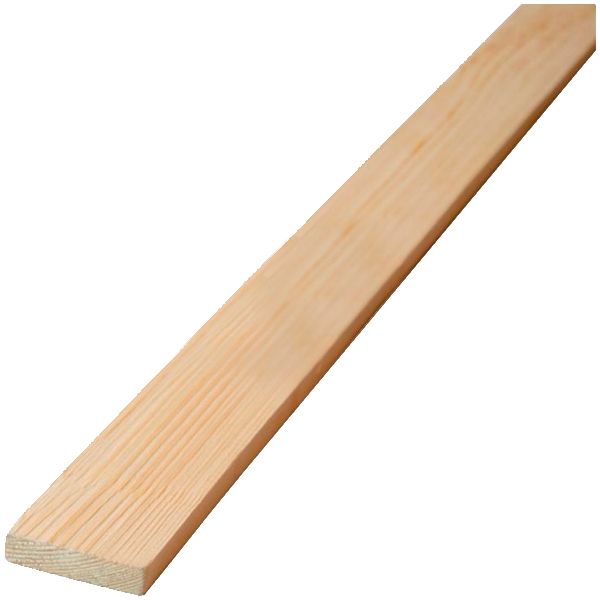 Рейка ЛІСБУДІНВЕСТ срощенная 10х40х2500 мм сосна