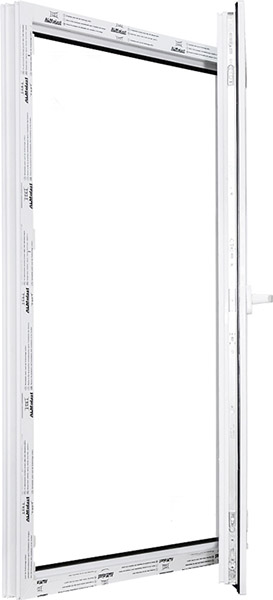 Окно поворотно-откидное ALMplast 60 500x900 мм правое