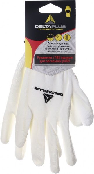 Перчатки Delta Plus VE702P с покрытием полиуретан M (8) WUAVE702P08