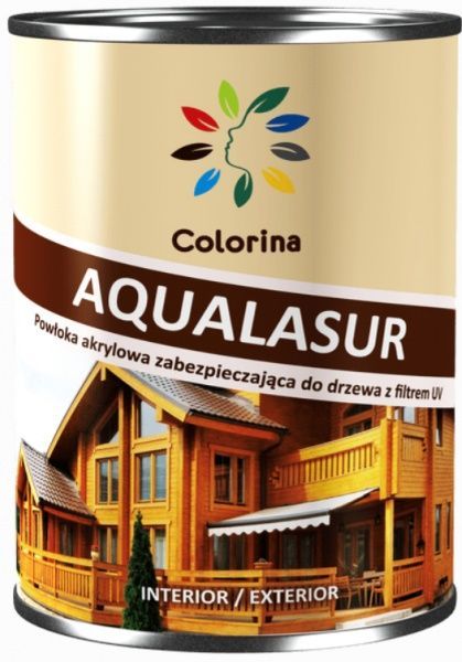 Антисептик COLORINA Aqualasur клен глянец 0,75 л