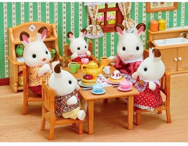 Ігровий набір Sylvanian Families Сімейство шоколадних кроликів 