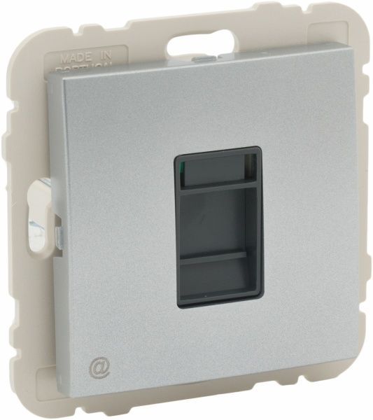 Розетка компьютерная Efapel Logus RJ45 5e алюминий 21453 TAL