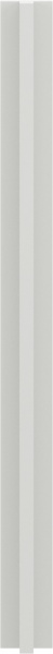 Угловая накладка Грейд Серый светлый глянец №298 713х60х32 (уп.2шт)