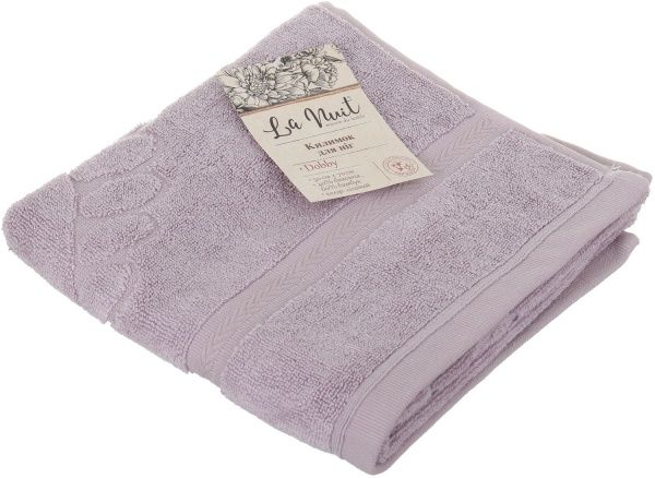 Рушник махровий Dobby 50x70 см ліловий La Nuit 