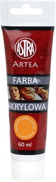 Краска акриловая Темно-желтая 60 мл Artea Astra