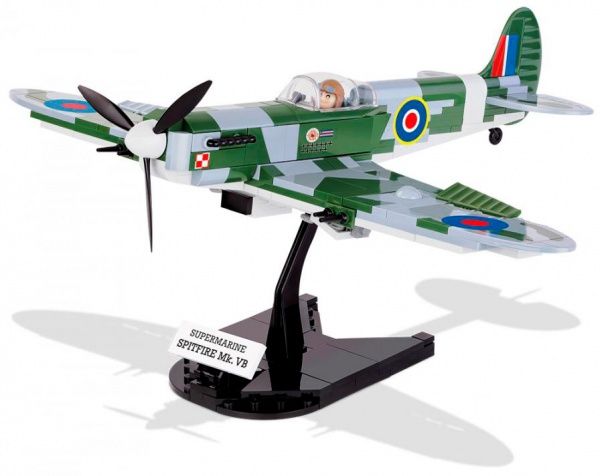 Конструктор Cobi Вторая Мировая Война Самолет Спитфайр COBI-5512