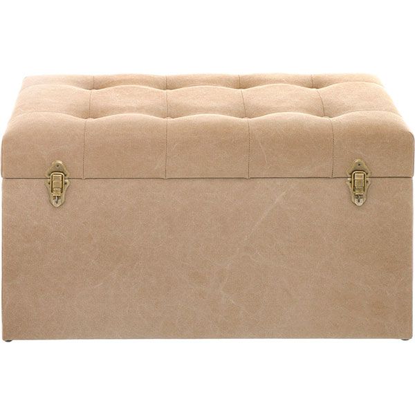 Сундук-пуф Teddy песок 80x42x45 см