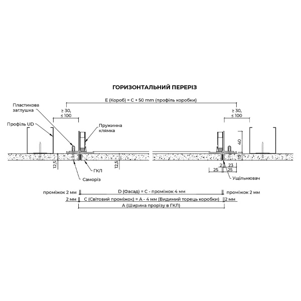 Ревізійний люк SecretDoors professional Model S2 400х400