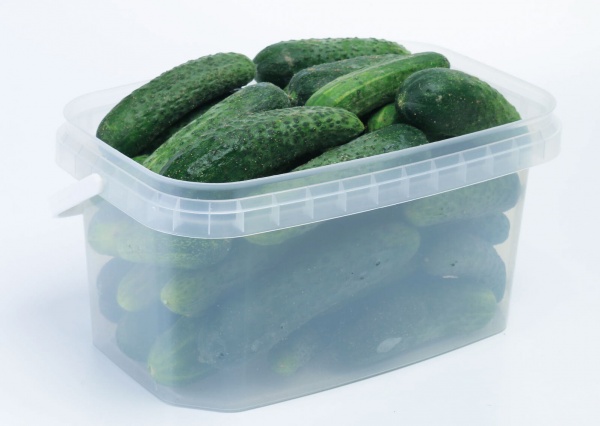 Ємність Poliplast прямокутний (харчовий пластик) 5 л прозорий 