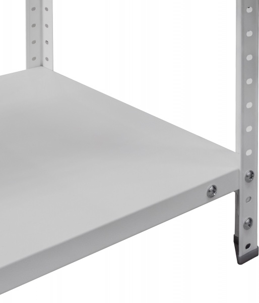 Стеллаж металлический УХЛ-Маш white 2090x950x400 мм металл полка 6 шт. краска 