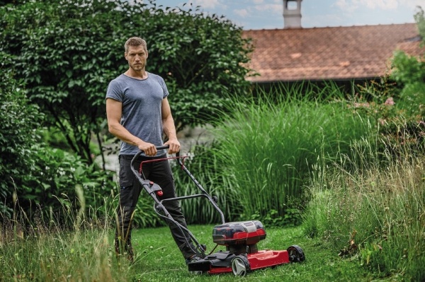 Газонокосарка акумуляторна Einhell GE-CM 36/48 Li M - Solo (3413054)