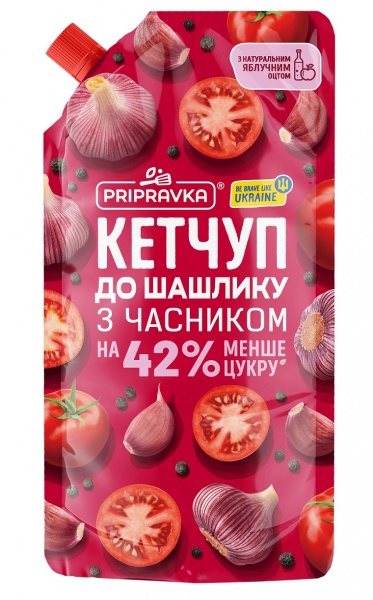 Кетчуп Приправка До шашлику з часником 400 г