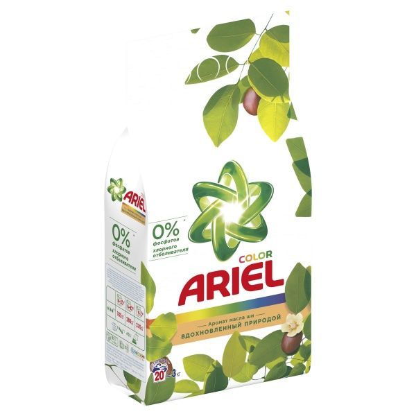 Пральний порошок для машинного прання Ariel Масло Ши 3 кг