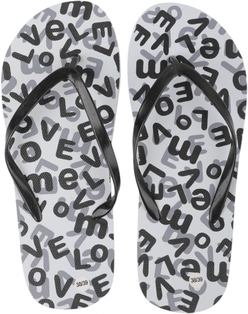 Шльопанці Luna пляжні жіночі Love р.36/37 чорний