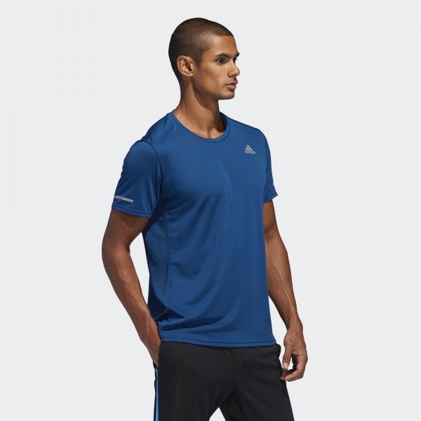 Футболка Adidas RUN IT TEE M DQ2536 XL темно-синій
