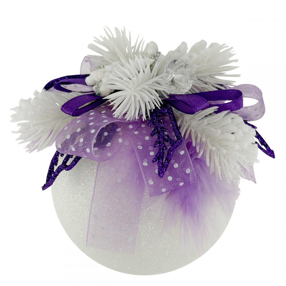 Подвеска декорированная MIS LT Шар 8 см в ассортименте