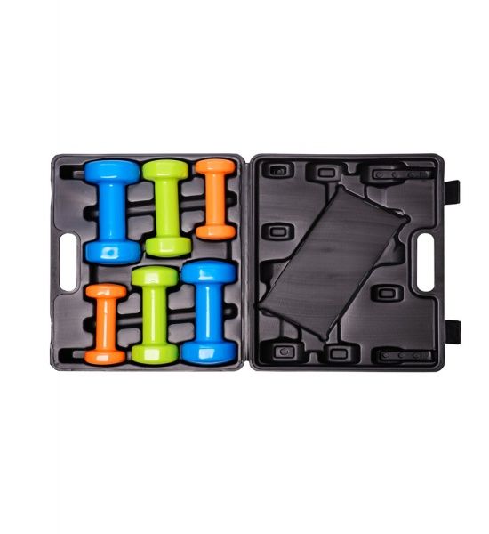 Гантелі PowerPlay PP_4118_12kg 12 різнокольоровий 