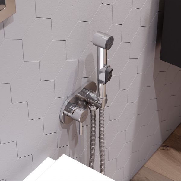 Змішувач Damixa Option 212000000 з гігієнічним душем