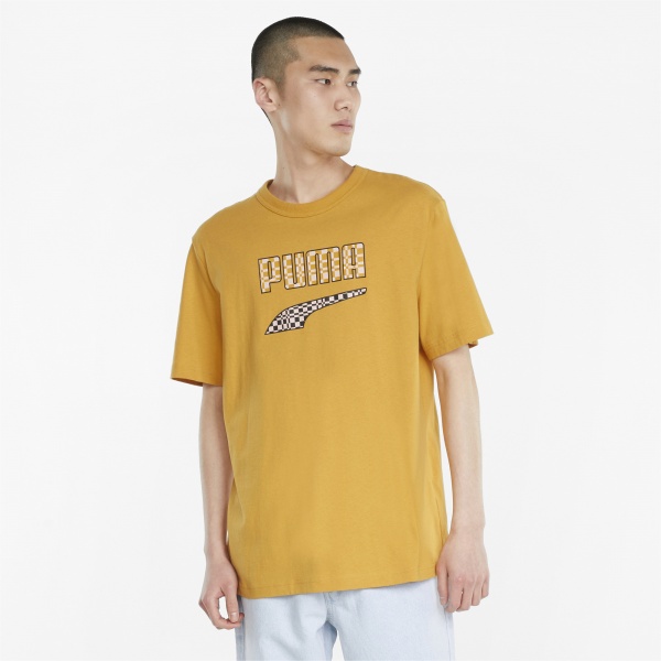 Футболка Puma Downtown Logo Tee 53248837 р.S жовтий