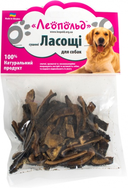 Лакомство Леопольд рубец сушеный 100 г