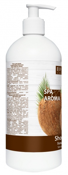 Гель для душу Bioton з кокосовою олією Spa-догляд за тілом 750 мл