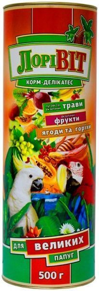 Корм Лорі ВІТ делікатес для великих папуг 500 г