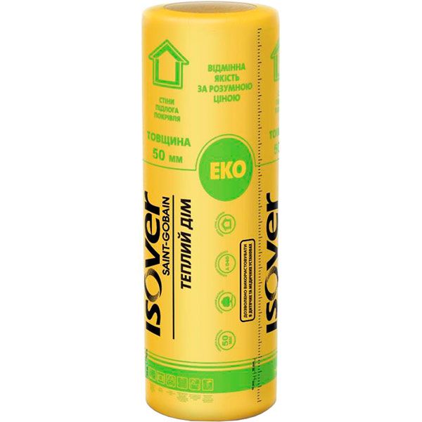 Минеральная вата Isover Теплый дом 100мм 7,5кв.м