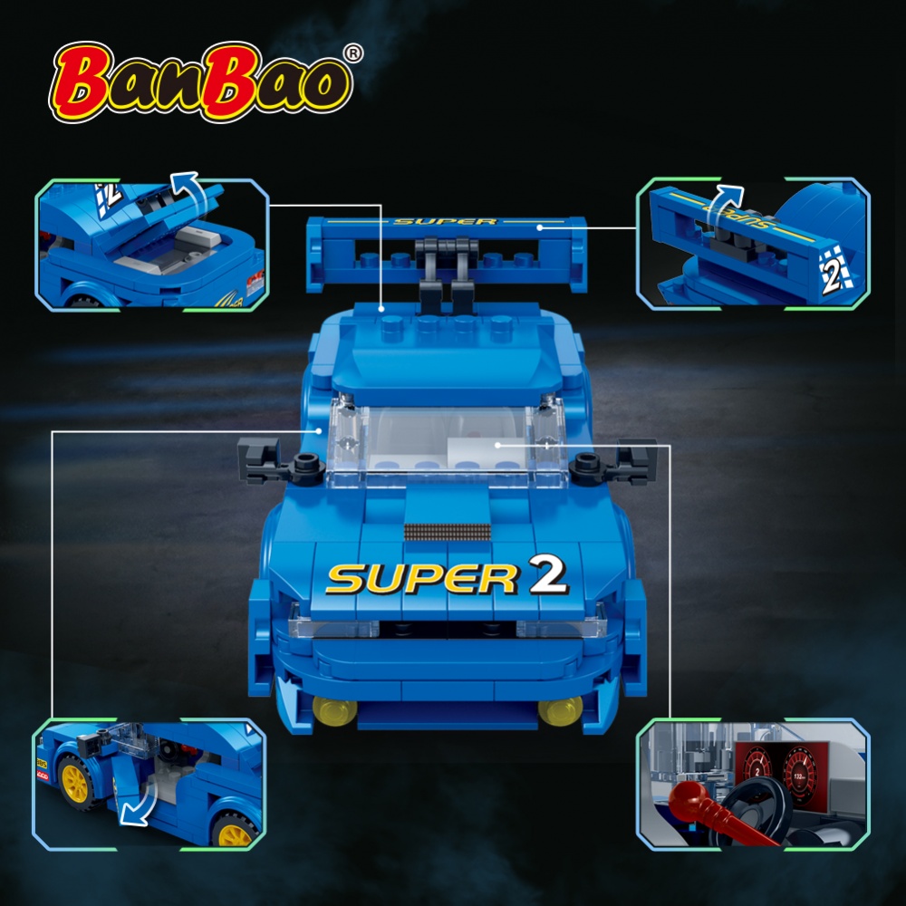 Конструктор BanBao B2 раллийный автомобиль ET838