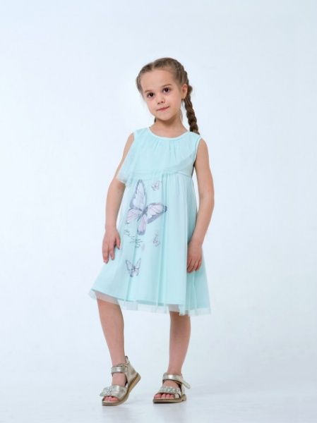 Сарафан Smil 120244 р.98 ментоловий 