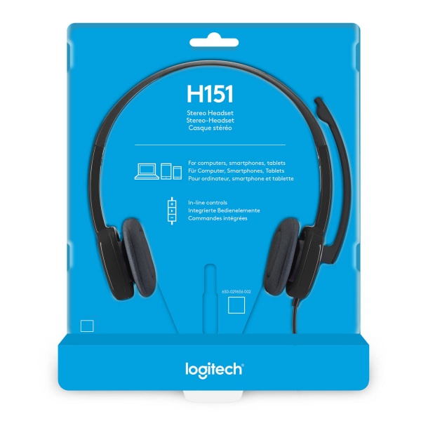 Гарнитура Logitech H151 black 