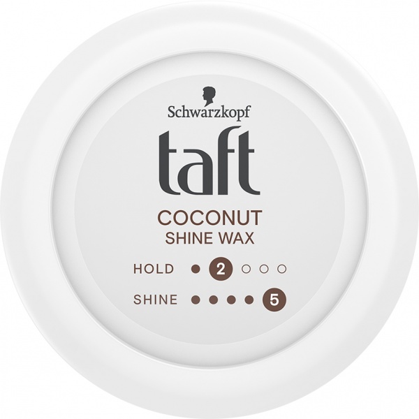 Віск TAFT Coconut для блиску волосся 75 мл 