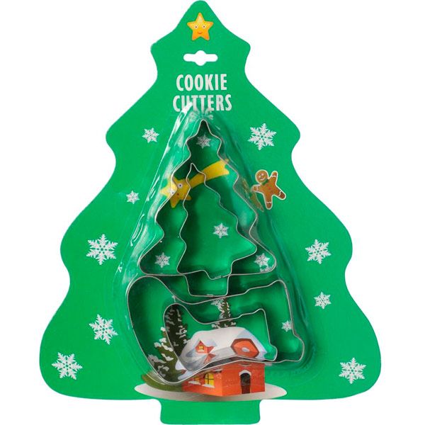 Формы для печенья Зимние 4 шт
