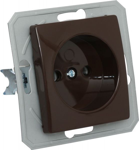 Розетка TEM Ekonomik 16 A 250 В шоколадний VE30CBXO-U