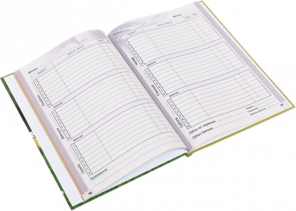 Щоденник 741 7БЦ матова ламінація 165х240 мм 40 аркушів Mandarin