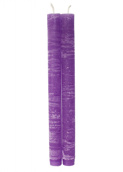 Свеча Свеча столовая фиолетовая С022*250/1-4.3, 1 шт Candy Light