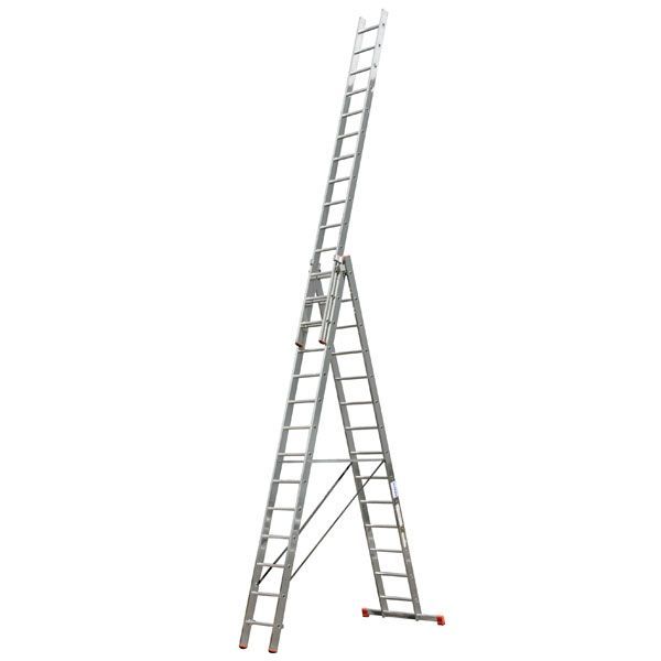 Драбина 3-секційна універсальна Krause Tribilo 3x10 (129680)