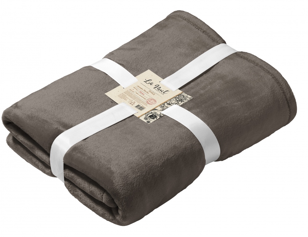 Плед Mocha 160x200 см світло-сірий La Nuit