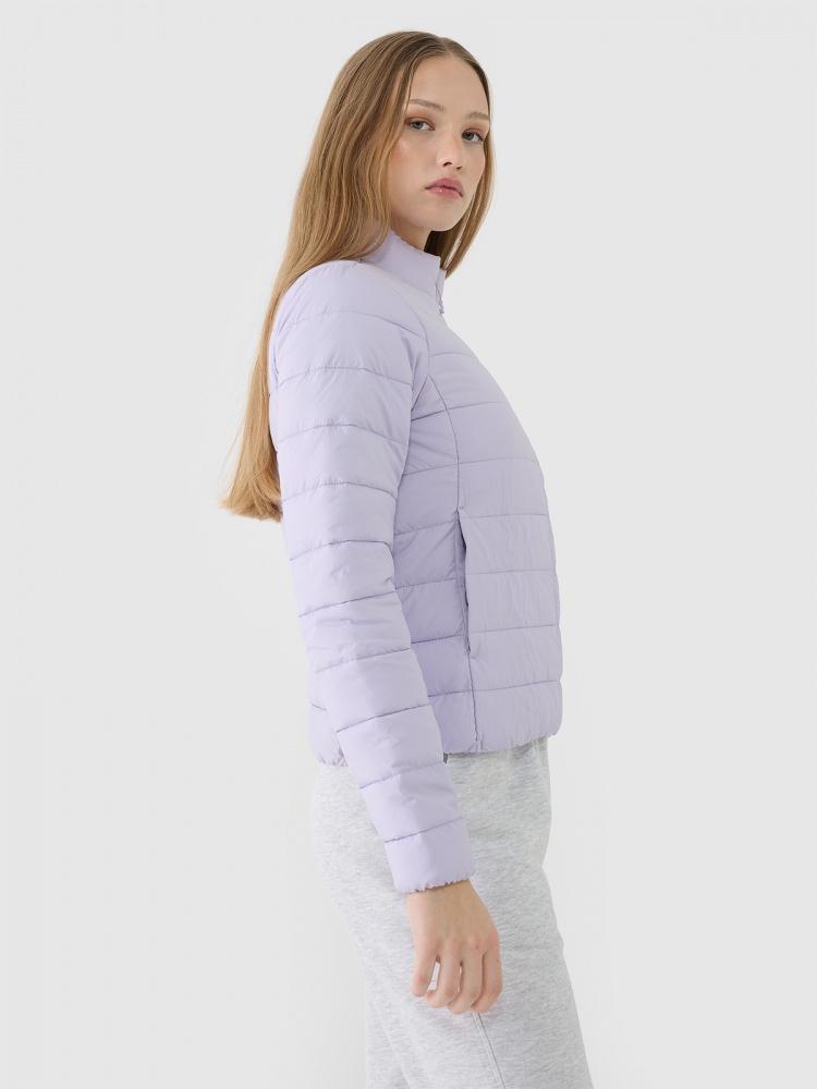 Куртка жіноча демісезонна 4F DOWN JACKET F533 4FWSS25TDJAF533-52S р.M бузкова